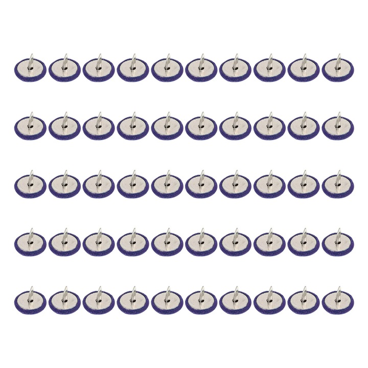 YANYXR textil patent készlet, 50 db, kék, 1.4x1.4x1.4cm