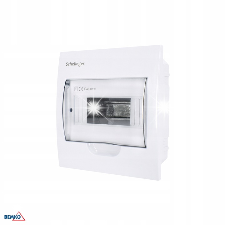 Tablou electric incastrabil Bemko 1x8 poli IP40 220x110x80mm