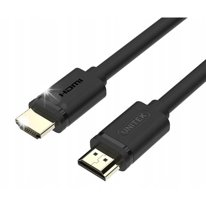 Unitek HDMI 2.0 kábel, 3m, fekete, High Speed Ethernet, 4K