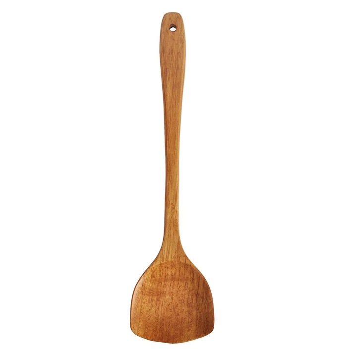 YANYXR fa spatula, hosszú, 39x9cm, barna
