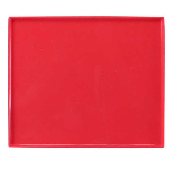 Tava de copt flexibila YANYXR silicon rosu 31.5x27x0.9cm