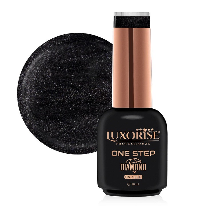 LUXORISE One Step Diamond Semipermanens Körömlakk - Midnight Diamonds 10ml