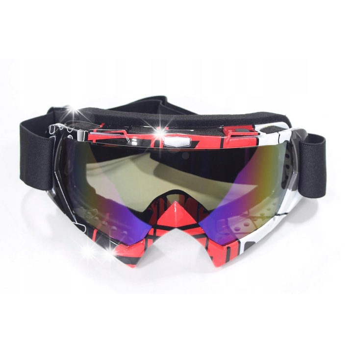 Ochelari sudura Roy P-26 protectie UV negru-alb reglabil