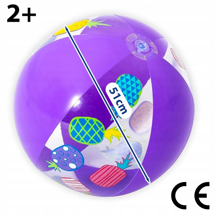 Minge gonflabila plaja Bestway 31036, 51cm, multicolor, PVC