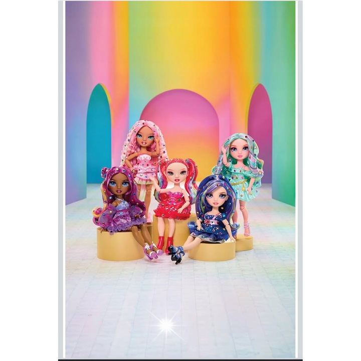 Vivienne Rouge MGA Be Dazzling baba, piros, 28cm, kiegészítő szett