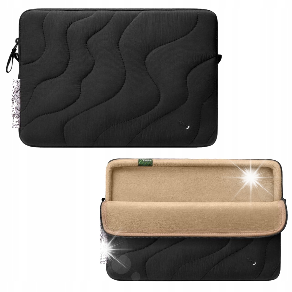 Husa laptop tomtoc Terra-A27, protectie, negru, 36.5x25.3x3.5cm