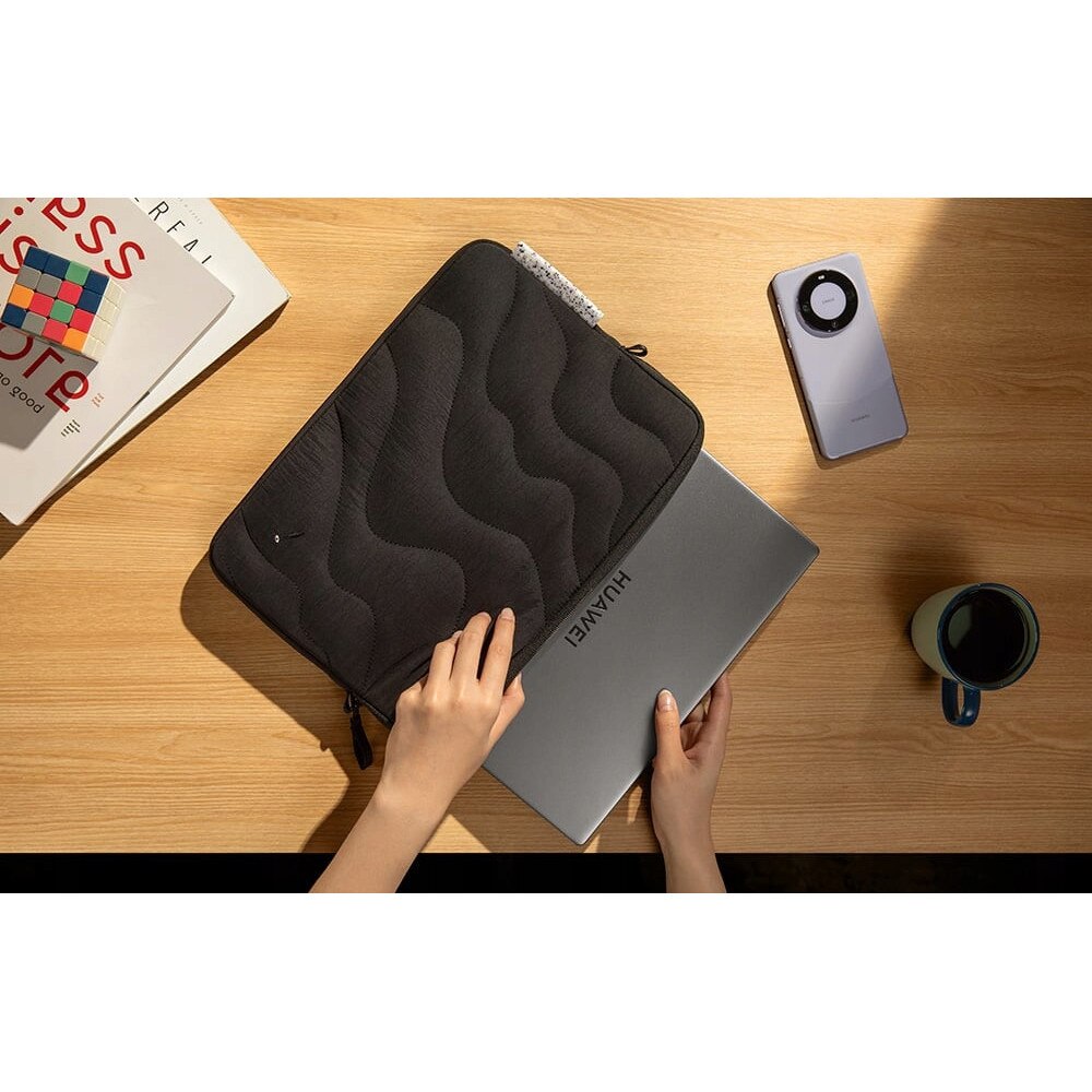 Husa laptop tomtoc Terra-A27, protectie, negru, 36.5x25.3x3.5cm