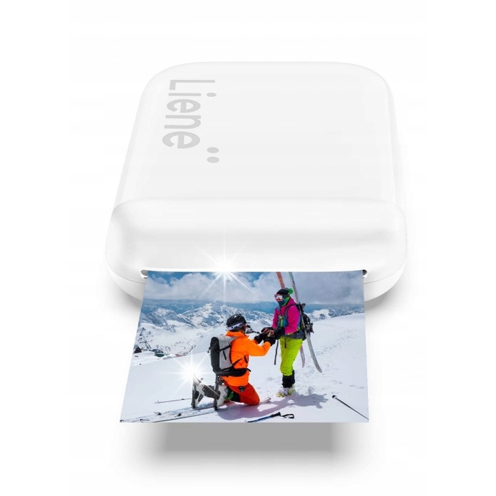 Liene KW001 hordozható fotónyomtató Bluetooth 5.0 zöld 5x7.6cm