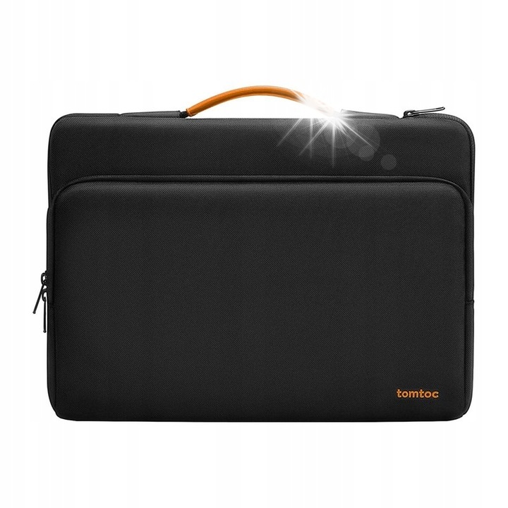 Tomtoc Defender-A14 vízálló laptop táska, fekete, 16"