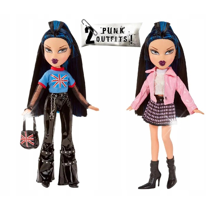 MGA Bratz Pretty N Punk Jade divatbaba, többszínű, 26cm