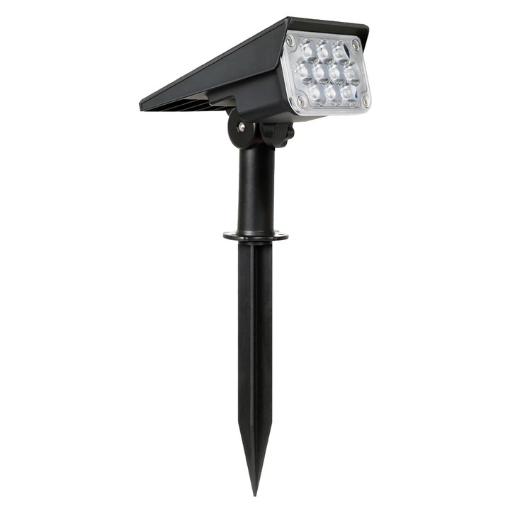 Градинска соларна лампа YANYXR, LED, водоустойчива, 31x14см, батерия 2000mAh