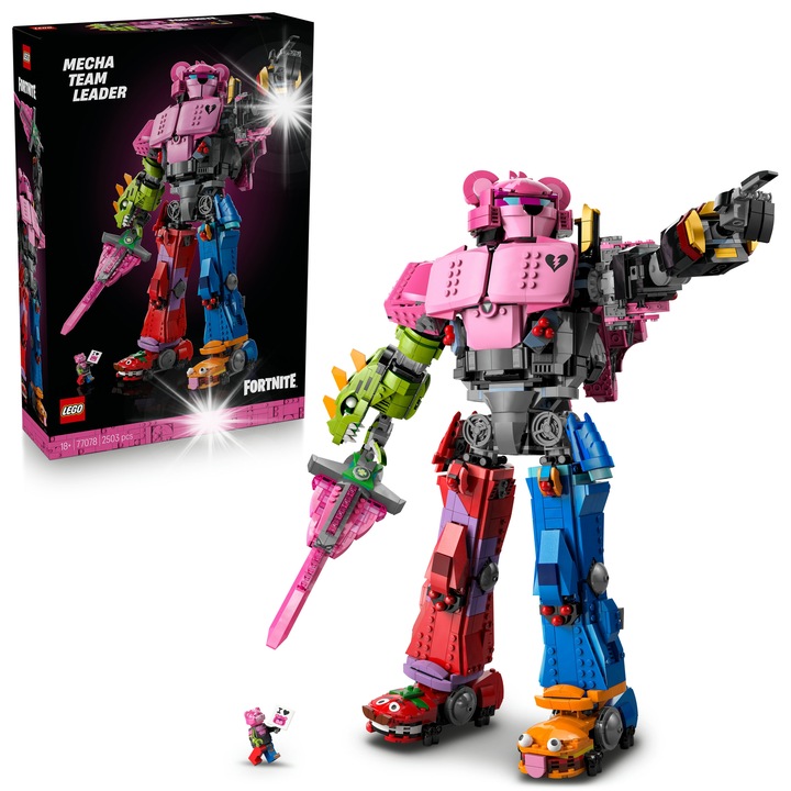 LEGO Fortnite Mech Csapatvezető figura, 2503 darab, többszínű, 77078