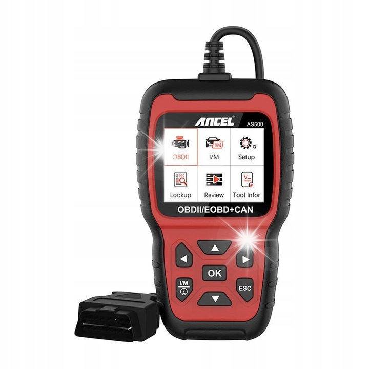 Scanner auto diagnostic Ancel AS500 AC105, color, 320x240px, OBD2