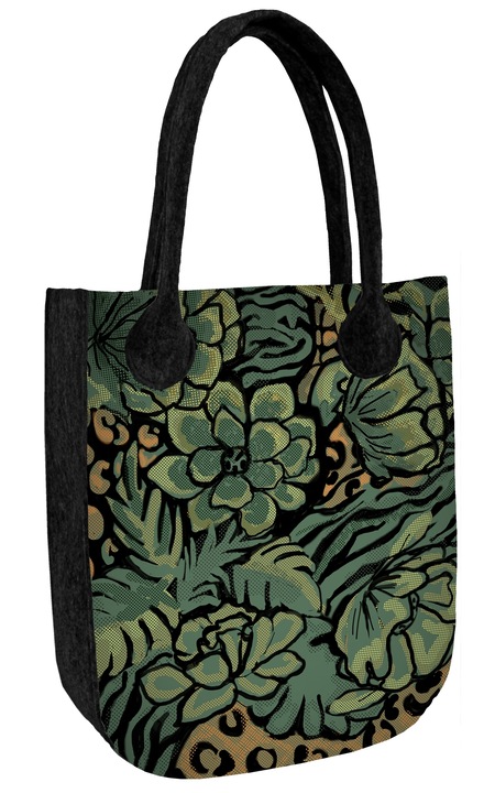 Bertoni CITY ANTRACYT női táska filc grafit 30x25x10cm