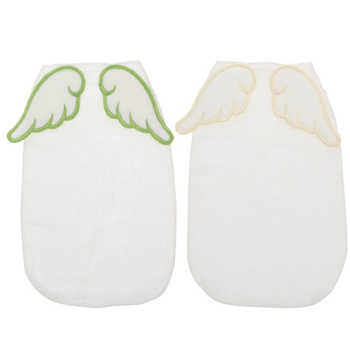 Set 2 prosoape bumbac pentru bebelusi, absorbante, 29x20x0.2cm, multicolor