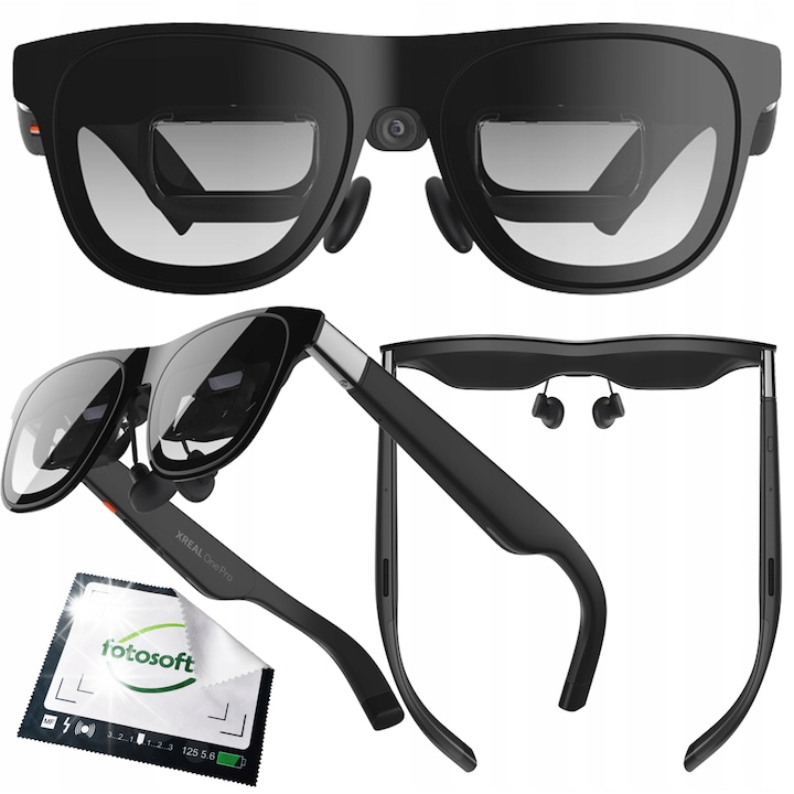 Ochelari AR XREAL One Pro, micro OLED, negru, L