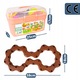 Építőjáték készlet Stator 95 darabos, többszínű virágok