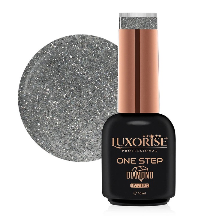 LUXORISE One Step Diamond Féltartós Körömlakk - Rainbow Dust 10ml