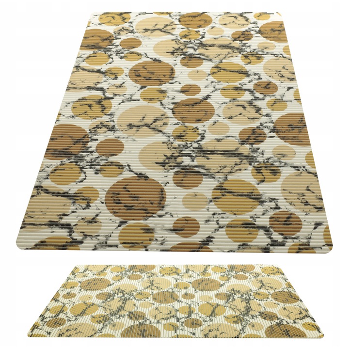 Masca antiderapanta baie Allvo Bombka spuma 65x90cm multicolor