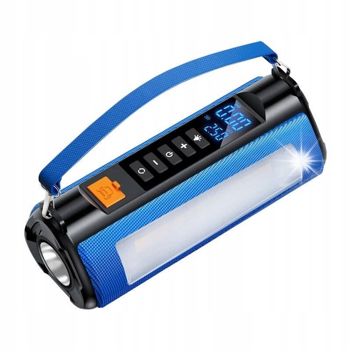 Blitzwolf BW-JA1 indító autó akkumulátor 16000mAh kompresszor lámpa LCD 220x95x89mm