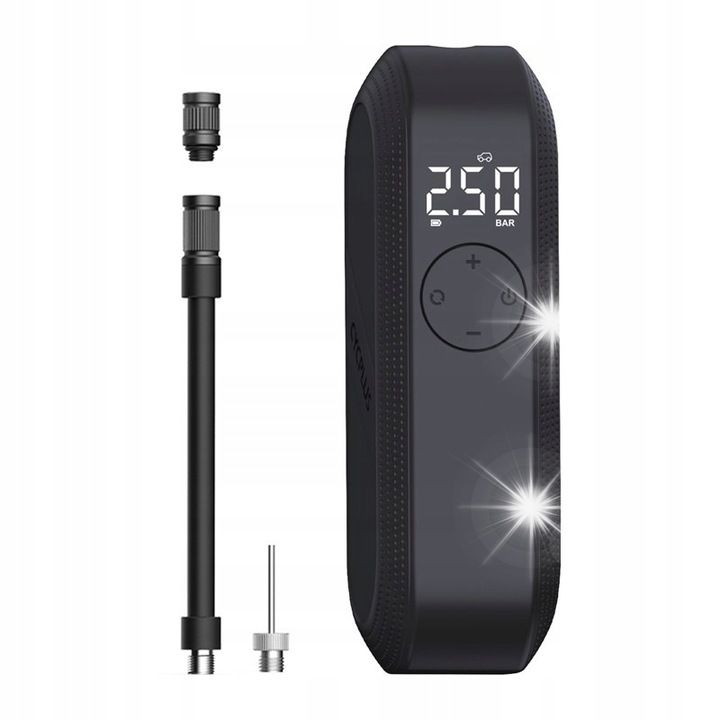 Pompa electrica Cycplus A14, compresor 150 PSI, LED, pentru bicicleta
