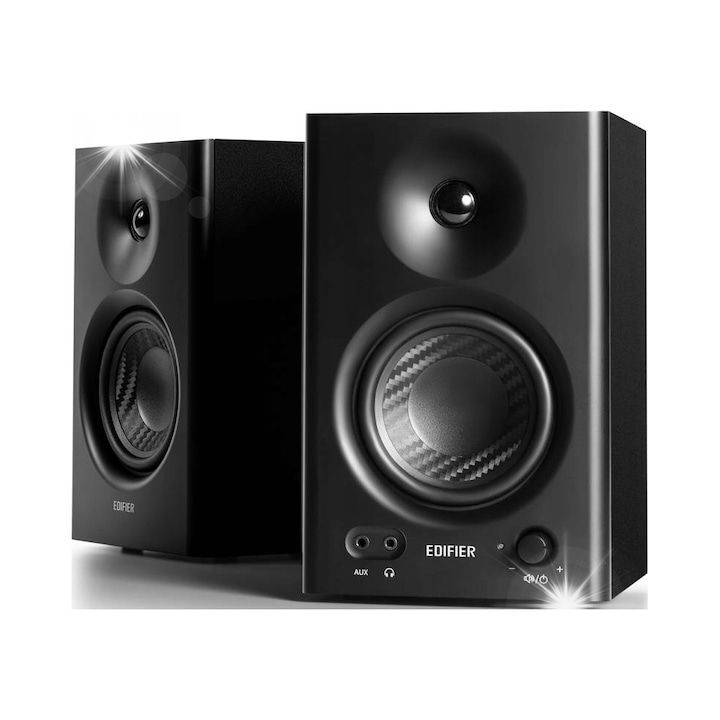 Edifier MR4 PC hangszórók, 42W, fekete, 140x228x198mm