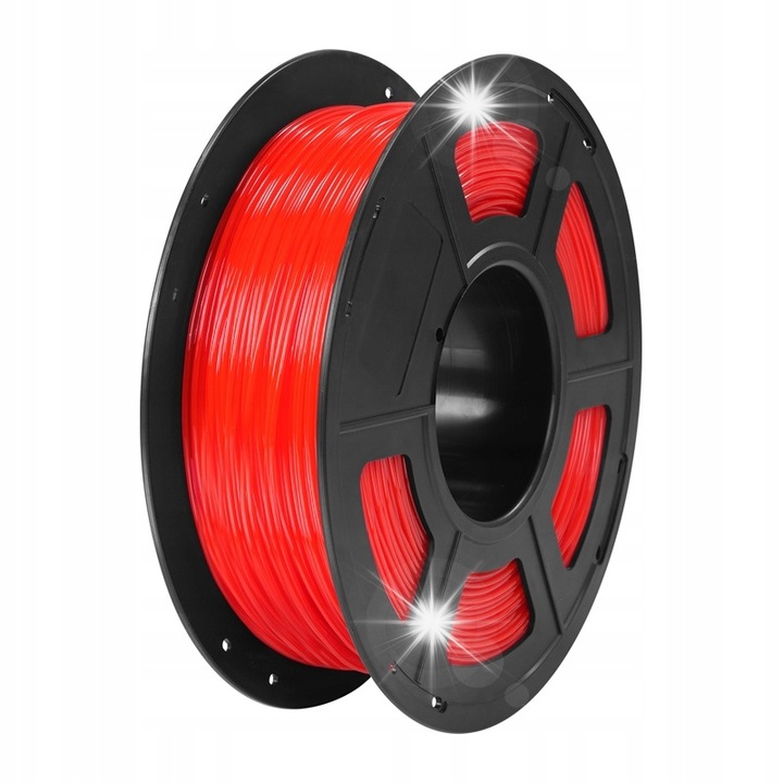 Filament TPU Anycubic IPHTPCR-102 rugalmas átlátszó piros 1kg