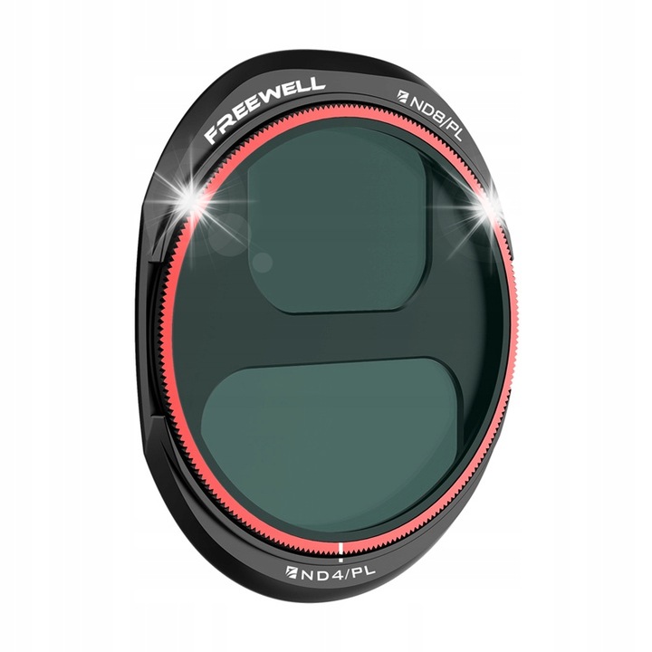 Freewell ND8PL/ND4PL szűrő DJI Mavic 4 Pro drónhoz, polarizált, 2 fokozatú, 46mm