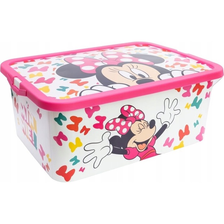 Кутия за съхранение Stor Minnie Mouse с капак 13L