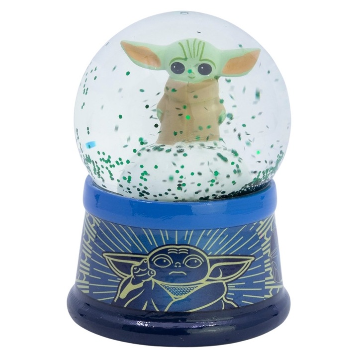 Grogu hógömb 9.2x7x7cm díszdobozban