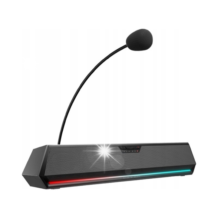 Soundbar Edifier Hecate G1500 Bar, RGB, fekete, 378x65x64mm