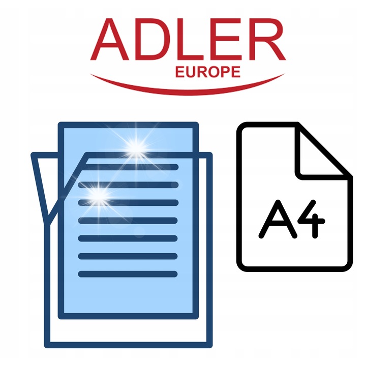 Фолио за ламиниране Adler A4 216x303mm 100 бр. 2x80 микрона антистатично
