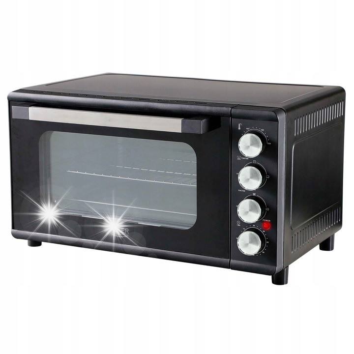 Cuptor electric Adler AD 6030, 42L, convectie, rotisor, negru, 59x42x33cm