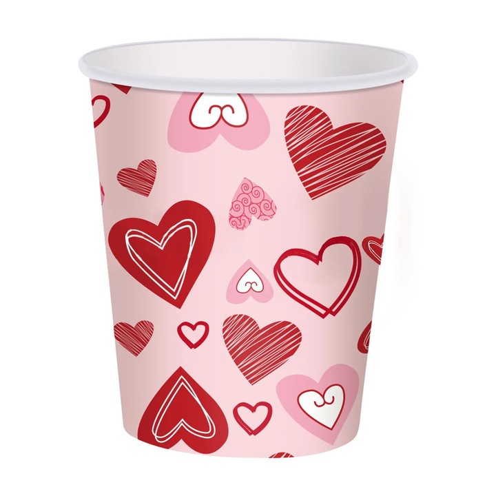 Set vesela petrecere Valentine, YANYXR, hartie, 30x30x1cm