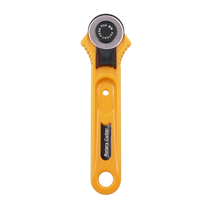 Cutter rotativ YANYXR 45mm pentru tesaturi si piele, plastic, albastru