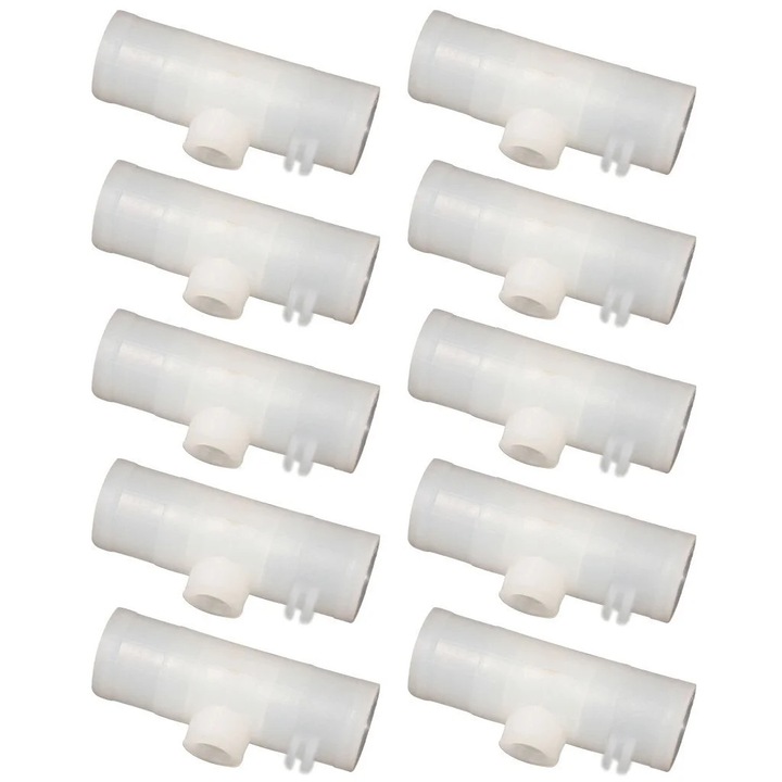 Sistem automat adapare animale YANYXR, 6 piese, PVC, alb