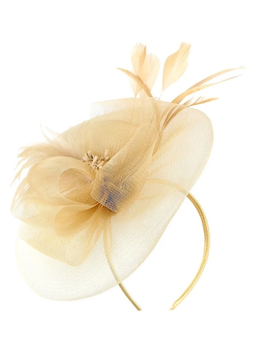 Bentita par femei YANYXR organza bej 26x26cm elastic