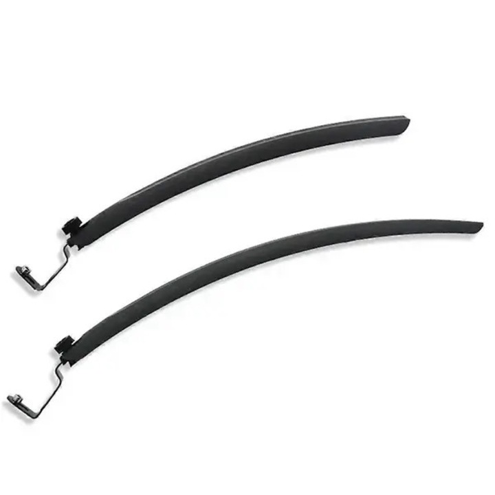 Aparatoare noroi bicicleta set, pentru 700C, din plastic cu prindere rapida, fata + spate, negru, 45 x 5 x 3 cm, PO-CJ-K0433-26-8-22-1006