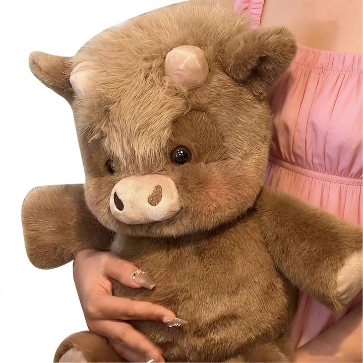 Futó vörös panda plüssjáték 45cm puha barna