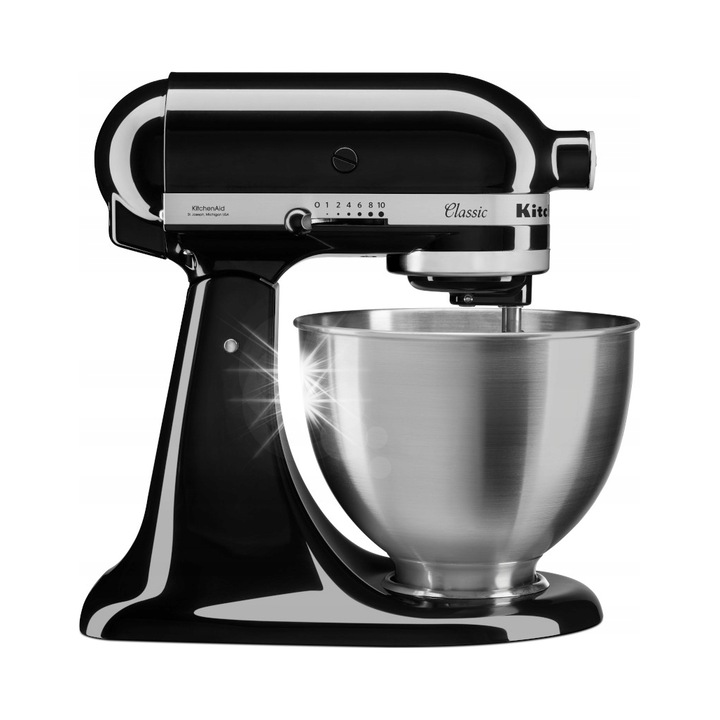 Mixer KitchenAid Classic 5K45SS fém 4.3L fekete 36x22x34cm