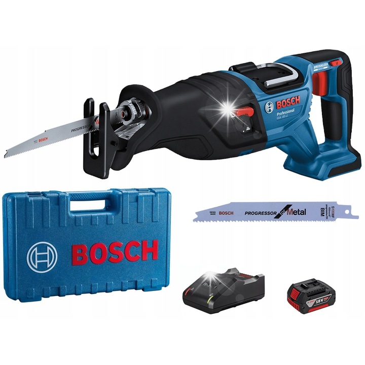 Bosch GSA 185-LI orrfűrész, akkumulátoros, 18V, 450x170x96mm, 3.2kg