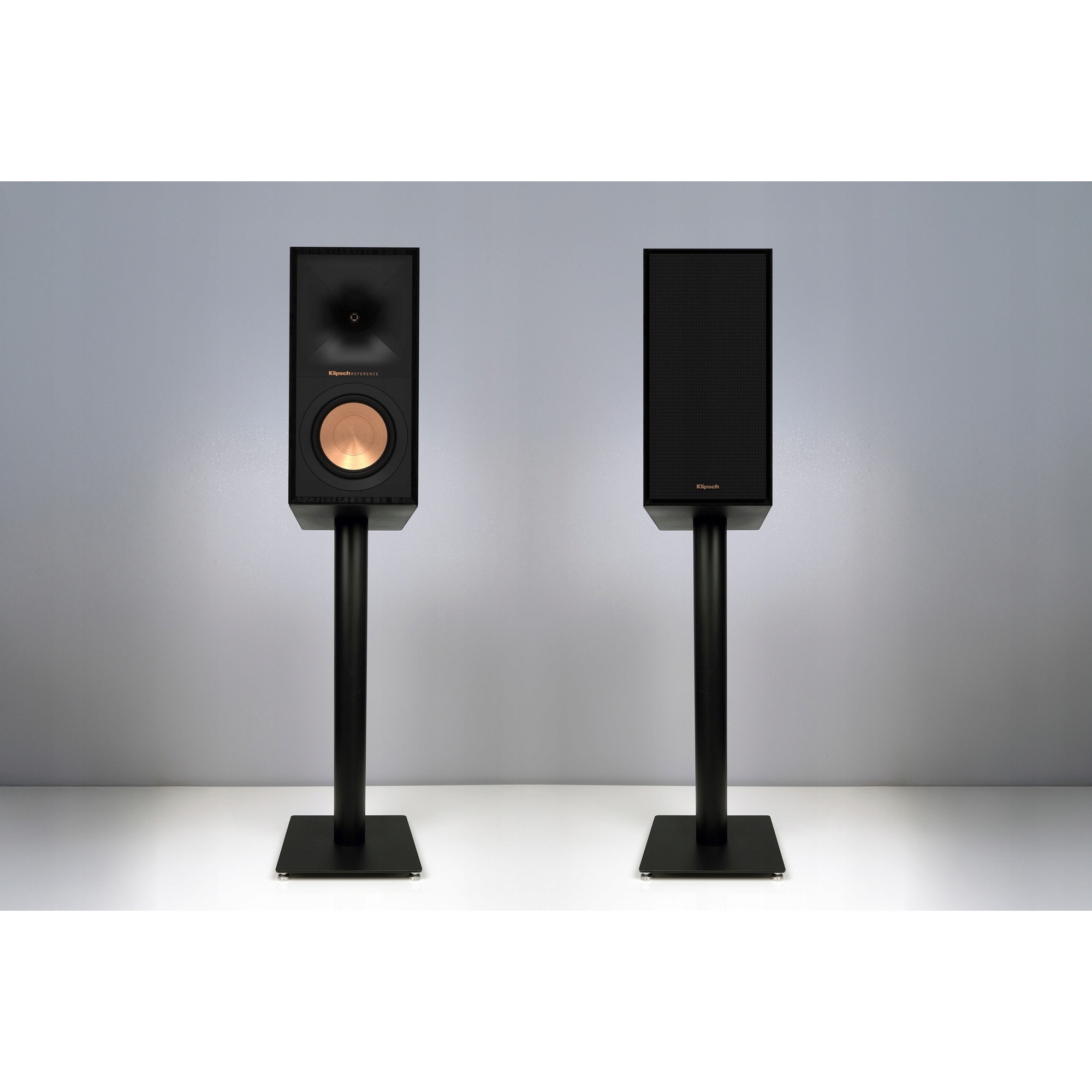Boxe Klipsch R-50M set cu stative negre 35,4x17,8x22,9cm