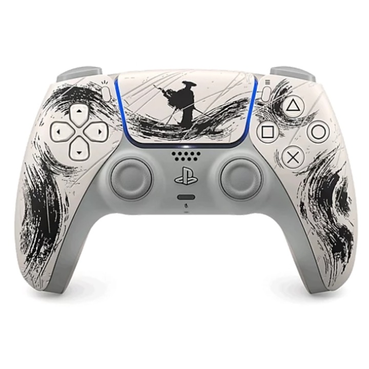 Безжичен контролер Sony DualSense Ghost of Yotei Black Limited Edition за PlayStation 5 Черен/Бял