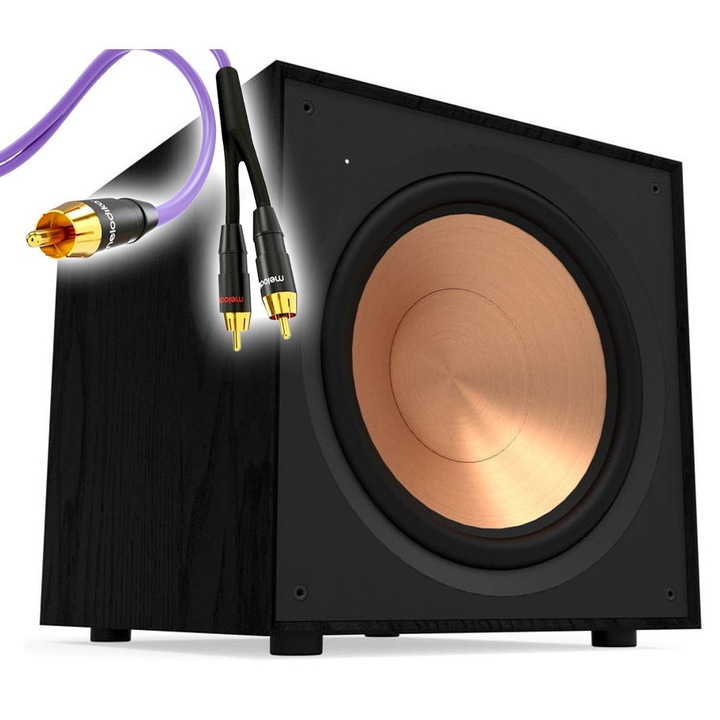 Subwoofer activ Klipsch R-121SW negru 42x41x50cm 12" 200W