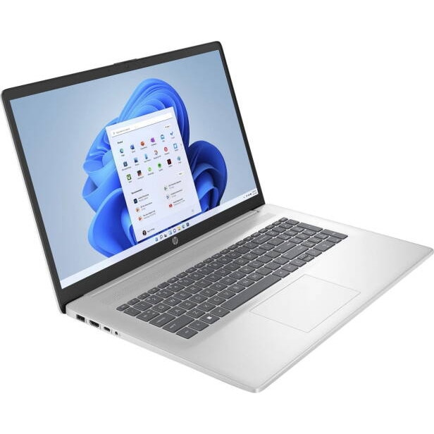 Laptop HP Essential 17 Ryzen 5-7430U 17.3inch 16GB 512GB Windows 11 Home Argintiu