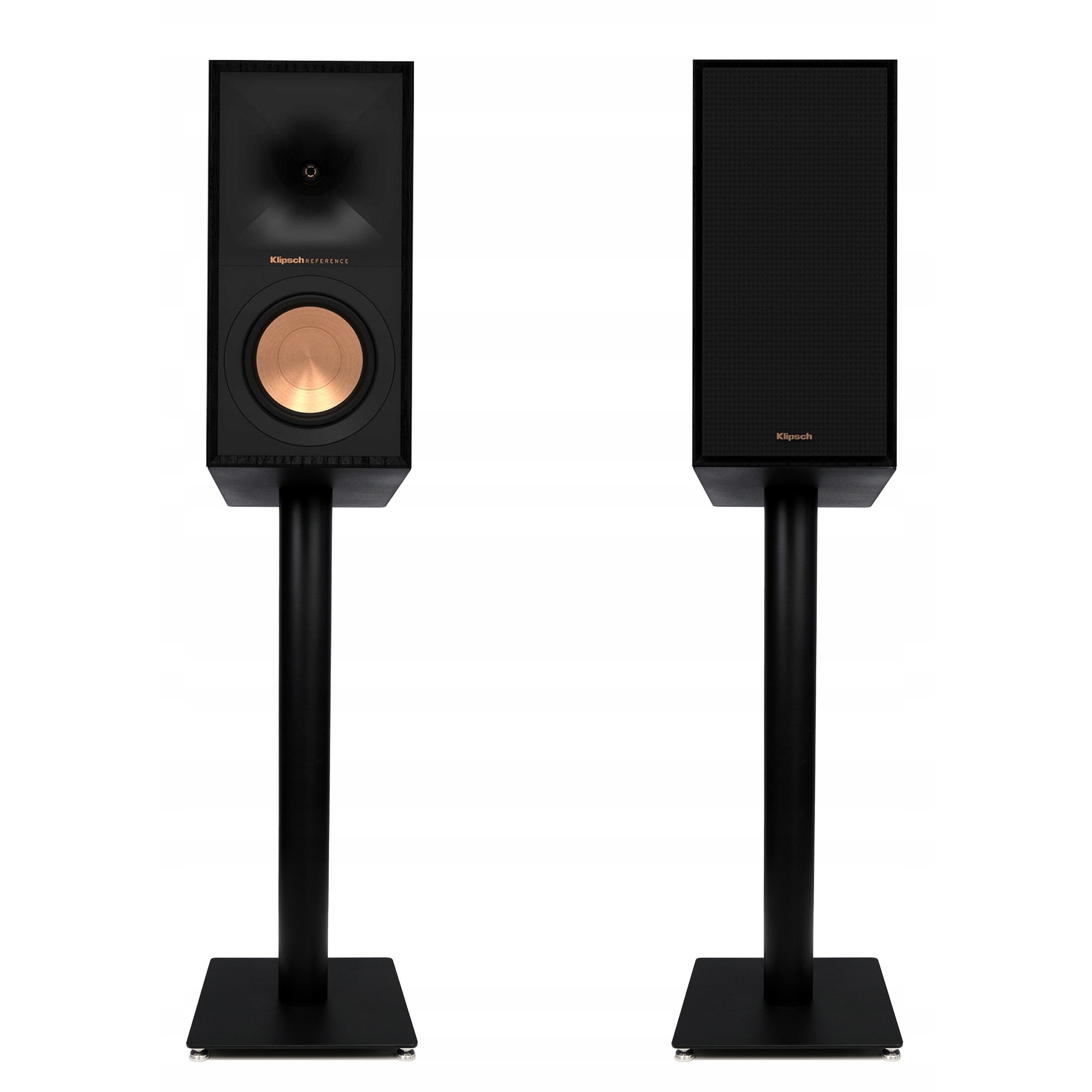 Boxe Klipsch R-50M set cu stative negre 35,4x17,8x22,9cm