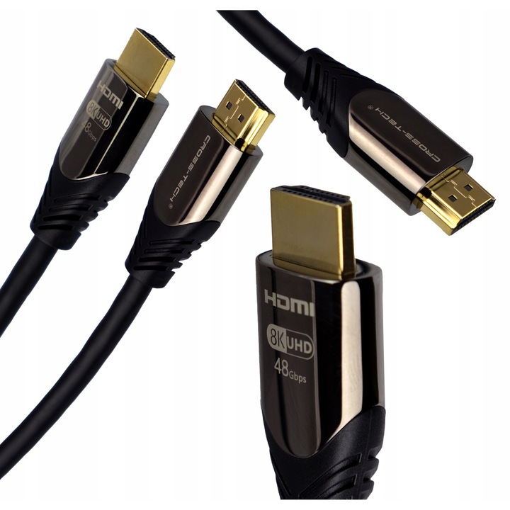 Cross-Tech H6 HDMI kábel 2.1 8K 4K 120Hz HDR 3m