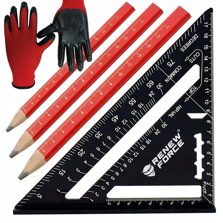 Univerzális alumínium körömvágó Renew Force 180mm készlet 3 ceruzával és védőkesztyűvel