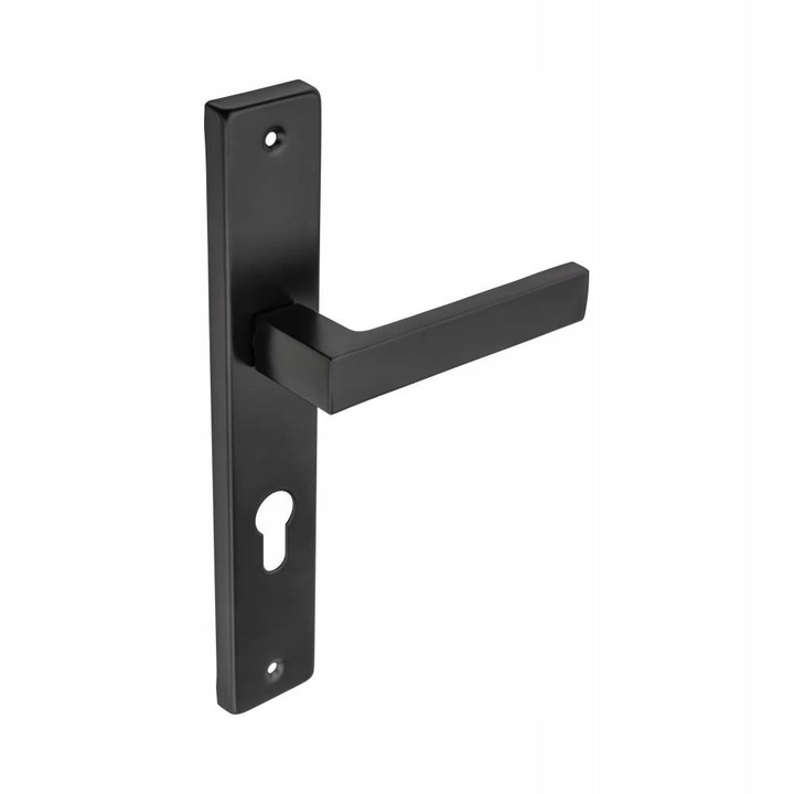 Set manere usa interior negru mat 72mm 30x55mm