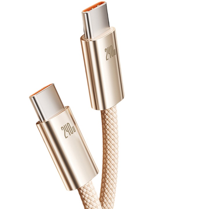 Cablu USB C 240W, 2m, alb
